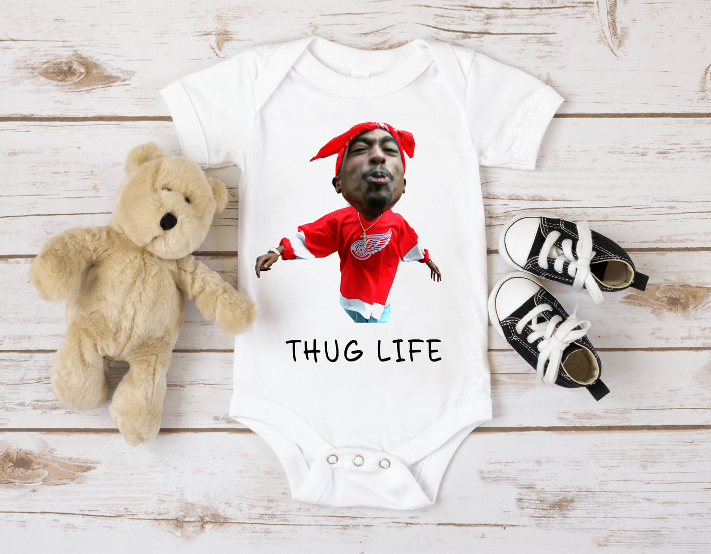 Thug Life | Hip Hop Baby Creeper | Hip Hop Baby | Baby Shower Gifts