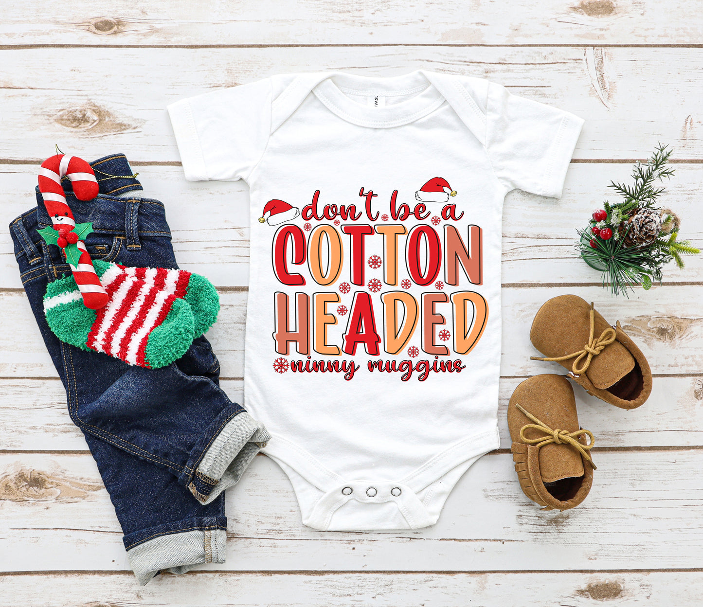 Don't Be a Ninny Muggins Baby Bodysuit