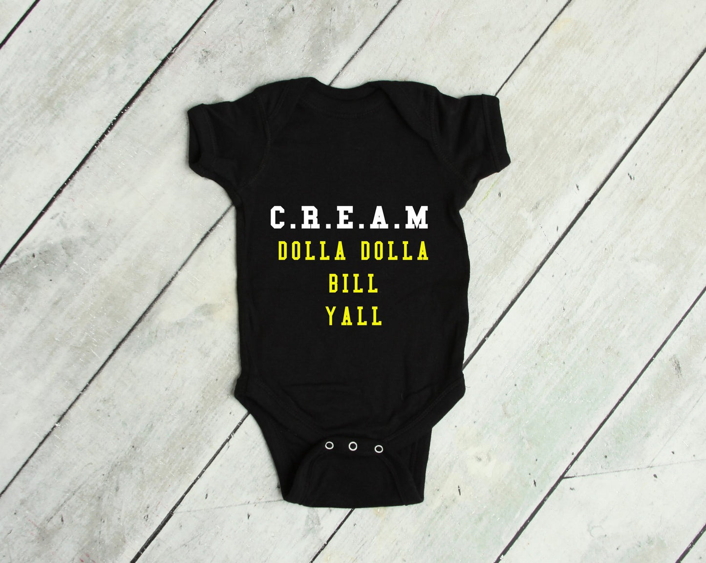 C.R.E.A.M Hip Hop Baby Bodysuit