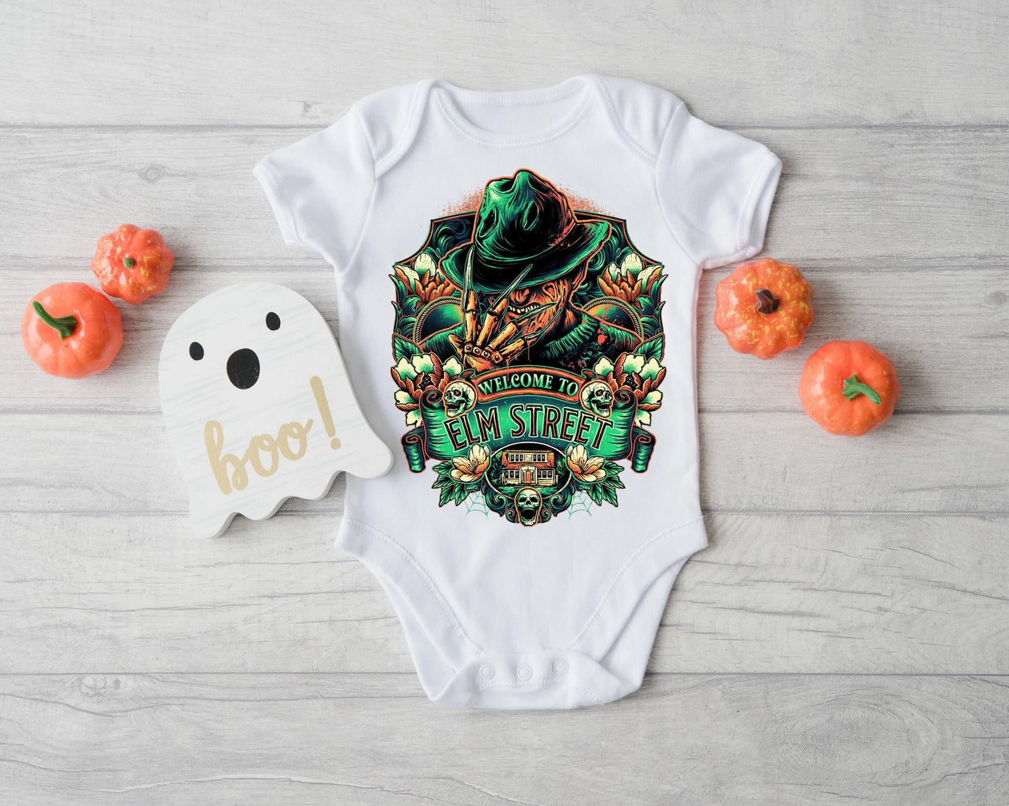 Nightmare on Elm Street Baby Bodysuit