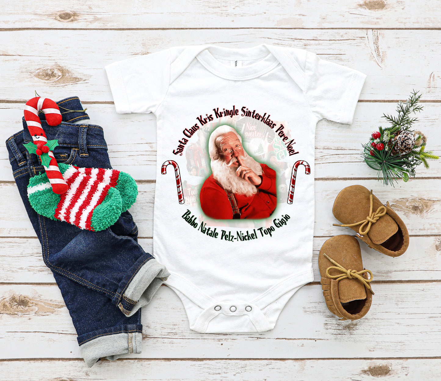 The Santa Clause Christmas Baby Bodysuit