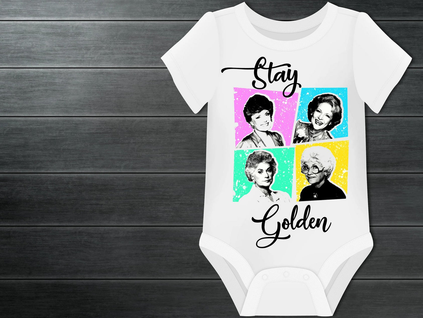 Stay Golden Baby Bodysuit